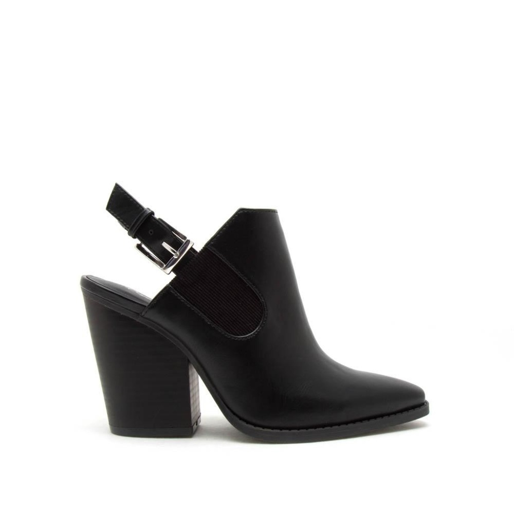 Black Mule Sling-back Bootie Size 6 (Last Pair Sale) - Picture 2 of 4